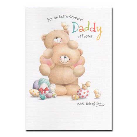 Extra-Special Daddy Forever Friends Easter Card